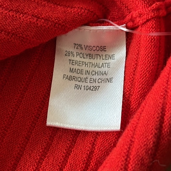 MILLY Textured Flounce Sleeveless Top - Poppy Red- Size S - Picture 8 of 10